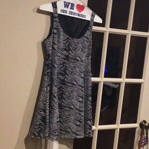 Kimchi Blue Elegant Black print Dress
